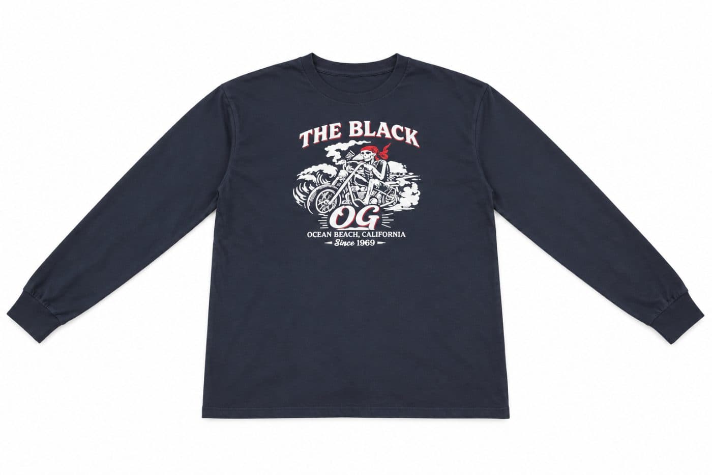 The Black OG Biker LS